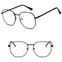 Load image into Gallery viewer, Hexagon Anti Blue Light Glasses Frame Men 2023Retro Myopia Optical Fake Eye Glasses Frame Women Oculos lunette de vue homme