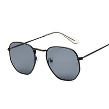 Load image into Gallery viewer, Hexagon Black Sunglasses Women Brand Designer Small Square Sunglases Men Metal Frame Driving Fishing Sun Glasses Female