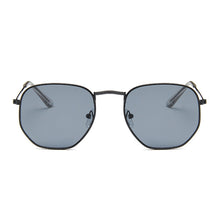Load image into Gallery viewer, Hexagon Black Sunglasses Women Brand Designer Small Square Sunglases Men Metal Frame Driving Fishing Sun Glasses Female