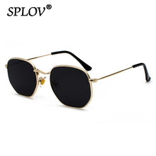 Load image into Gallery viewer, Hexagon Men Women Sunglasses Square Polygon Sun Glasses Brand Designer Retro Shades Metal Frame Eyewear TOP UV400 de sol hombre