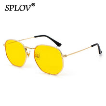 Load image into Gallery viewer, Hexagon Men Women Sunglasses Square Polygon Sun Glasses Brand Designer Retro Shades Metal Frame Eyewear TOP UV400 de sol hombre