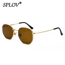 Load image into Gallery viewer, Hexagon Men Women Sunglasses Square Polygon Sun Glasses Brand Designer Retro Shades Metal Frame Eyewear TOP UV400 de sol hombre