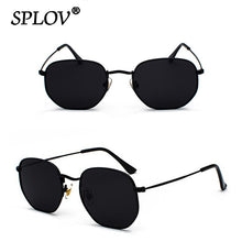Load image into Gallery viewer, Hexagon Men Women Sunglasses Square Polygon Sun Glasses Brand Designer Retro Shades Metal Frame Eyewear TOP UV400 de sol hombre
