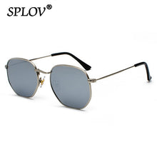 Load image into Gallery viewer, Hexagon Men Women Sunglasses Square Polygon Sun Glasses Brand Designer Retro Shades Metal Frame Eyewear TOP UV400 de sol hombre