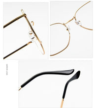 Load image into Gallery viewer, Hexagon Silver Clear Glasses Frame Men 2023 Retro Myopia Optical Fake Eye Glasses Frame Women Oculos lunette de vue homme