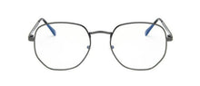 Load image into Gallery viewer, Hexagon Silver Clear Glasses Frame Men 2023 Retro Myopia Optical Fake Eye Glasses Frame Women Oculos lunette de vue homme