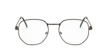 Load image into Gallery viewer, Hexagon Silver Clear Glasses Frame Men 2023 Retro Myopia Optical Fake Eye Glasses Frame Women Oculos lunette de vue homme