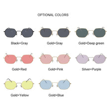 Load image into Gallery viewer, Hexagon Yellow Sunglasses Women Retro Brand Designer Classic Sun Glasses For womenLuxury Ladies Sunglasses Mirror Female Oculos