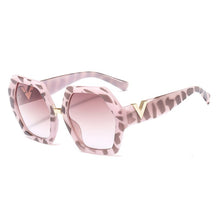 Load image into Gallery viewer, Hexagonal Leopard V Sunglasses Women 2023 Vintage Polygon Gradient Sun Glasses Man Driving Shade Goggle De Sol Mujer