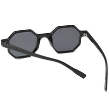 Load image into Gallery viewer, Hexagonal Sunglasses Vintage Small Glasses Geometric Resin Frame Clear Lenses