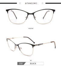Load image into Gallery viewer, Metal Women Glasses Frames Optical Prescription Glasses Frame Clear lens Eyewear Pink Eyeglasses Frame