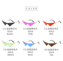 Load image into Gallery viewer, Fashion Rimless Triangle Sunglasses Catwalk Women's Luxury Funny Sun Glasses Shades for Women UV400 2022 Brand Designer SG040