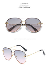 Load image into Gallery viewer, Brand Design 2022 Fashion Women Small Bee Sunglasses Colourful Rivet Glasses Female Male Outdoor Traveling Eyeglasses UV400