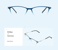 Load image into Gallery viewer, OCCI CHIAR Cat Eye Blue Light Glasses Frame Women Computer Glasses Decorative Myopia Prescription Eyeglasses Frames Fake Eyewear