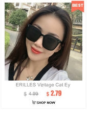 Load image into Gallery viewer, ERILLES Vintage Cat Eye Sunglasses Women Fashion Luxury Sexy Small Frame UV400 Sun Shades Glasses Female Oculos De Sol Feminino