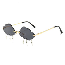 Load image into Gallery viewer, Women Sunglasses Personalized Rimless Sunglasses For Women Vintage Retro Glasses Female Unisex Steampunk Cloud Style CH4