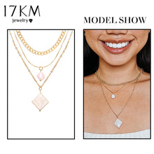 Load image into Gallery viewer, New Butterfly Pendant Necklaces For Women Fashion Moon Charm Gold Multilayer Choker Necklace 2020 Bohemian Jewelry