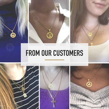 Carica l&#39;immagine nel visualizzatore di Gallery, Men&#39;s Women&#39;s 12 Horoscope Zodiac Sign Gold Pendant Necklace Aries Leo Wholesale Dropshipping 12 Constellations Jewelry GPM24