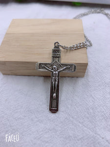 Vendita calda The Movie Fast and Furious Collana con ciondolo Dominic Toretto Cross Pendenti da uomo per gioielli da uomo Collana in cristallo 