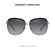 Load image into Gallery viewer, Polarized Ladies Sunglasses Women Gradient Lens Round Sun Glasses Square Luxury Brand Oculos Lunette De Soleil Femme