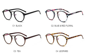 Prescription Glasses Nearsighted SPH -1.0 TO -6.0 Men Women Exquisite Round Frame Myopia Spectacles With Dioptre