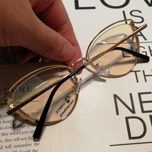 Load image into Gallery viewer, Fashion Vintage Metal Anti-blue Glasses Frame Women Brand Designer Transparent Eyeglasses Female Spectacles Oculos Feminino