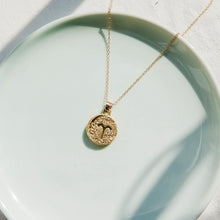 Load image into Gallery viewer, Gold Color 12 Constellation Coins Necklaces &amp; Pendants Women Virgo Taurus Leo Short Chain Necklace Girls Gemini Celestial