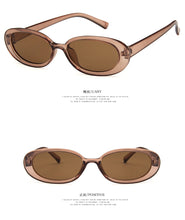 Load image into Gallery viewer, Pink Retro Sunglasses Oval Sunglasses Women Retro Brand Designer Vintage Ladies Cat Eye Pink Sun Glasses UV400  Nicki Minaj