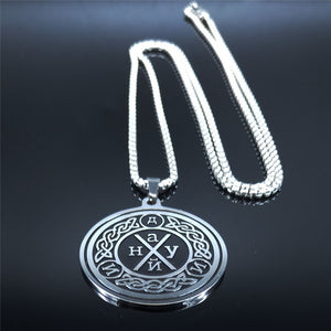 Viking Stainless Steel Necklace Chain Men/Women Silver Color Necklaces & Pendants Jewelry collar acero inoxidable mujer N3296S02