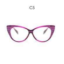 Load image into Gallery viewer, iboode Classic Cateye Clear Lens Glasses Sexy Women Plain Mirror Eyewear Vintage Cat Eye Elegant Female Goggle Eyeglasses