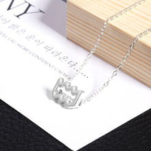 Carica l&#39;immagine nel visualizzatore di Gallery, Men Women 12 Horoscope Zodiac Sign Gold Pendant Necklace Aries Leo 12 Constellations Jewelry Kids Christmas Gifts 19NOV91
