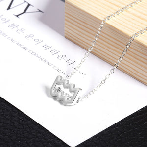 Men Women 12 Horoscope Zodiac Sign Gold Pendant Necklace Aries Leo 12 Constellations Jewelry Kids Christmas Gifts 19NOV91