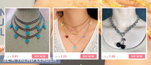 Load image into Gallery viewer, Punk Gold  Silver Color Chain 5 Butterfly Pendant Necklace for Women Wedding Party Statement 2020 Cute Choker Necklaces Jewelry