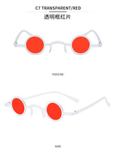 Load image into Gallery viewer, New Classic Retro Gothic Vampire Style Cool Sunglasses Women Small Round Frame SteamPunk Brand Design Sunglasses Oculos De Sol