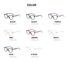 Load image into Gallery viewer, Protect Eyesight Anti Blue Light Glasses Frame Ladies Look At Phone Eyewear Blocking Glare Computer Glasses Women Cat eye