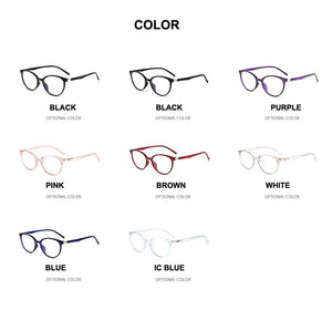 Protect Eyesight Anti Blue Light Glasses Frame Ladies Look At Phone Eyewear Blocking Glare Computer Glasses Women Cat eye