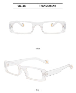 Trendy piccolo rettangolo occhiali da sole donne 2022 Y2k Steampunk anni '90 occhiali da sole UV400 gotico vacanza spiaggia Cat Eye Hippie Eyewear