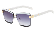 Load image into Gallery viewer, 47391 Rimless Luxury Sunglasses Square Men Women Fashion Shades UV400 Vintage Glasses