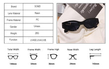 Load image into Gallery viewer, Ins Popular Fashion Small Cat Eye Sunglasses Woman Vintage Oval Eyewear Men Champagne Tea Sun Glasses Shades UV400