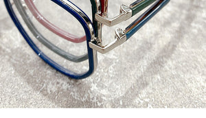 Optical Prescription Glasses Frame Women Clear Anti Blue Light Eyeglasses Frame Ladies Myopia Computer Spectacles