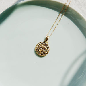 Gold Color 12 Constellation Coins Necklaces & Pendants Women Virgo Taurus Leo Short Chain Necklace Girls Gemini Celestial