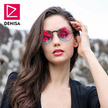 Carica l'immagine nel visualizzatore di Gallery, Moda blu occhiali da sole senza montatura donne 2022 UV400 lusso aviazione signore occhiali da sole occhiali tonalità zonnebril dames