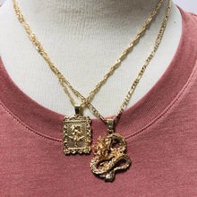 Load image into Gallery viewer, New Fashion Dragon Pendant Necklaces for Women Gold Color Rose Choker Necklace Mascot Ornaments Jewelry  Gift