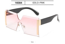 Load image into Gallery viewer, 2022 Oversized Square Rimless Sunglasses Women Brand Designer Flat Siamese Sun Glasses Female Eyewear Travel Gafa de sol
