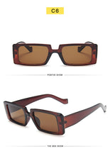 Load image into Gallery viewer, 2022  Retro Square Sun Glasses Luxury Brand Travel Small Rectangle Sunglasses Women Men Vintage Oculos Lunette De Soleil Femme