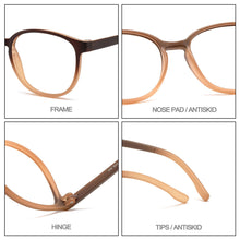 Load image into Gallery viewer, Gmei Optical Brand Designer Round Women Glasses Frames Flexible Legs Ultralight Plastic Prescription Spectacles Frame MD5092