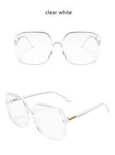 Load image into Gallery viewer, Vintage Oversized Square Glasses Frame Women 2022 New Retro Big Eyeglasses Female Clear Lens Optical Spectacles Transparent