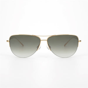 Super light 12g Strummer Sunglasses Pure Titanium Frame with Gradient lens Pilot Sunglasses Men Unisex OV1004S sunglasses