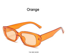 Carica l&#39;immagine nel visualizzatore di Gallery, 2022 Occhiali da sole quadrati Donna Luxury Brand Viaggi Piccolo rettangolo Occhiali da sole Moda femminile Retro Lunette De Soleil Femme 