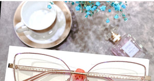 Big Cat Eye Prescription Frame Myopia Optical Glasses Frame Women Clear Anti Blue Light Eyeglasses Frame Female Computer Eyewear